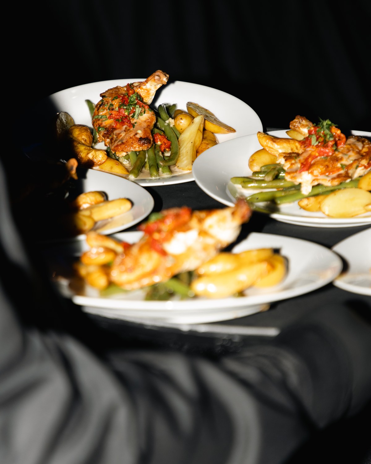 A full room at a corporate evening